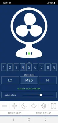 Fan Noises For Sleeping android App screenshot 1
